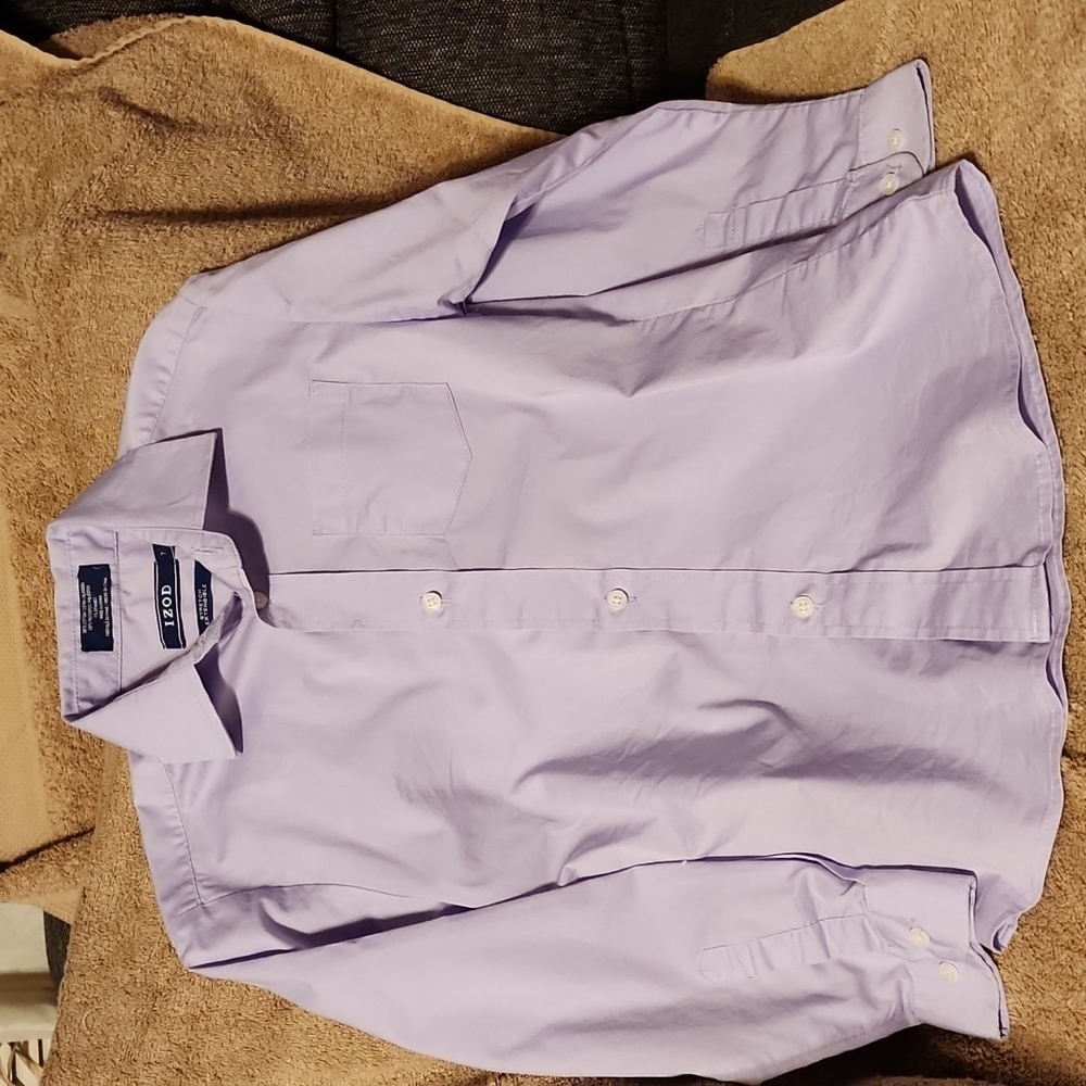 Izod boys size 7 regular dress shirt